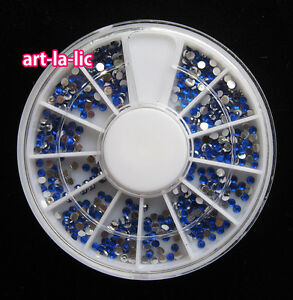 3D Nail Art Rhinestones Glitters Acrylic Tips Decoration Manicure Wheel New Hot