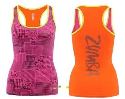 Camiseta sin mangas Zumba Funk It Up Racerback - Rosa ~ talla XL ~ ¡Envío gratuito! ¡Nuevo! Foto 1 de 2