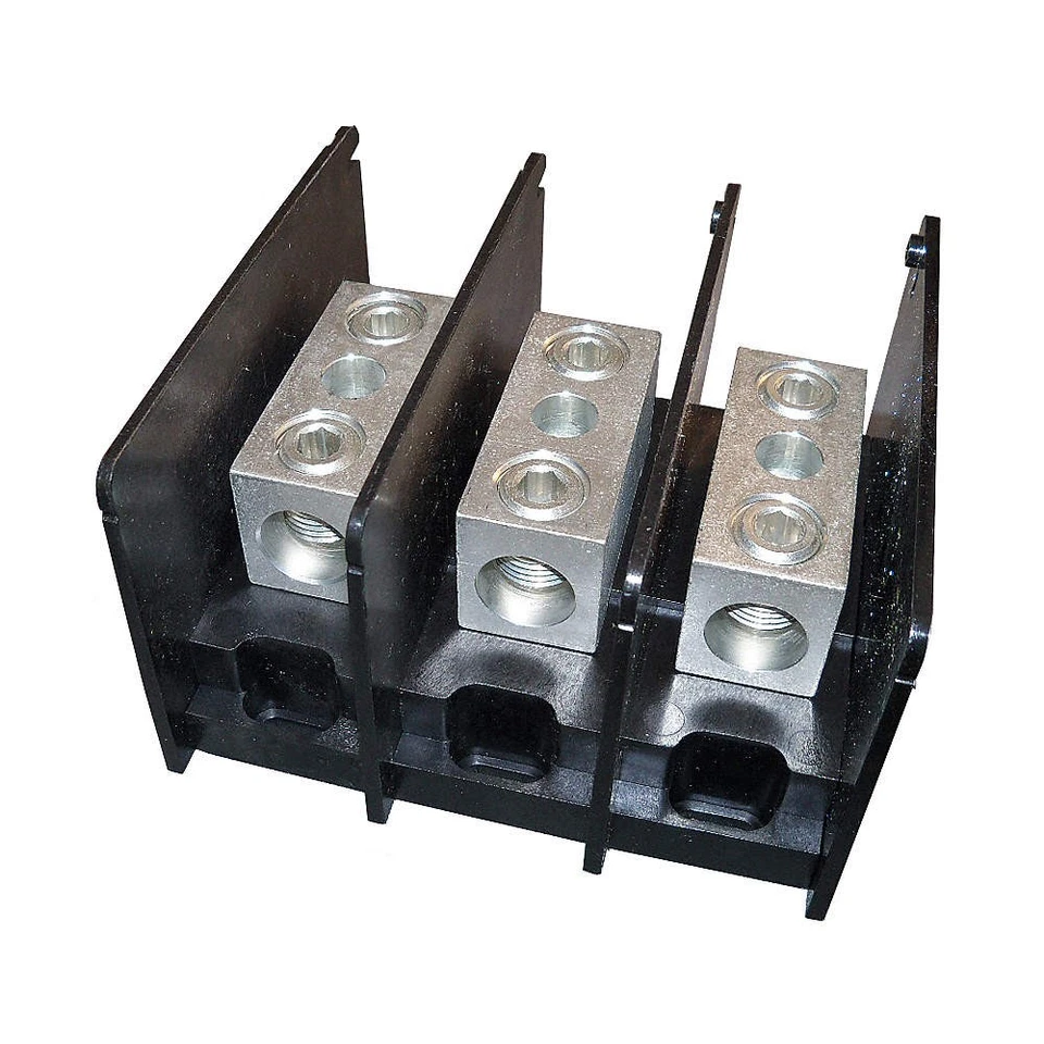 MERSEN MPDB67003 Power Distr Block,Al,1000V AC/DC 25CC18