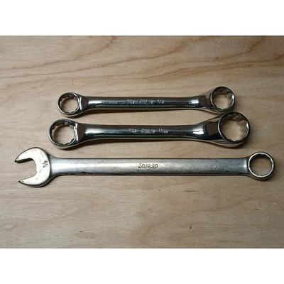 Vintage SNAP ON Lot of 3 XS1820 XS2226 OEX20 Offset SAE Hand Tool USA Made - Image 1 of 4