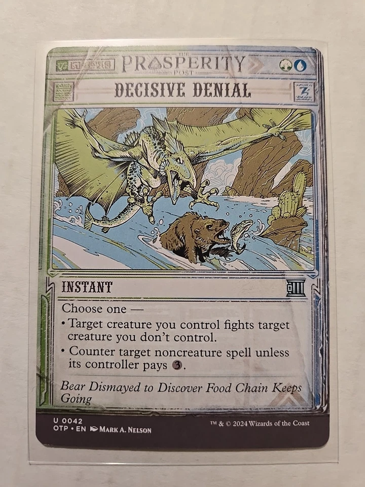 Decisive Denial - Breaking News - LP - Uncommon - Instant - MTG - Image 1 of 1