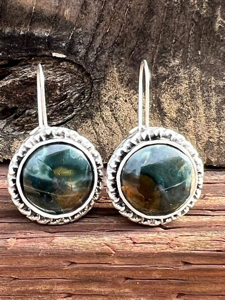 Brincos de jaspe morrisonita - Imagem 1 de 4