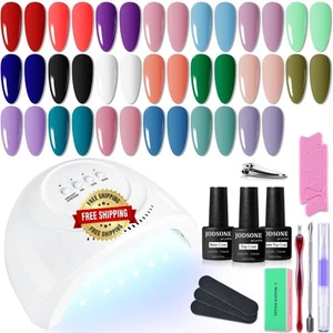 Kit De Lampara Luz LED UV 72W Secador Uñas Gel Para Mesa Completo Profesional US - Picture 1 of 9