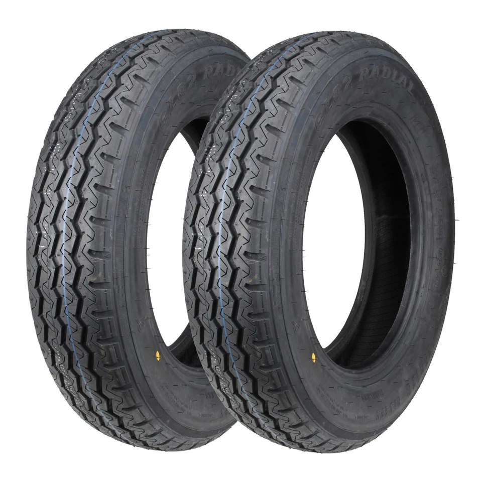 2x Reifen 125R-12C TL 81J für Piaggio Ape TM 703 Diesel LC AC 220 420 / 56513R - Bild 1 von 4