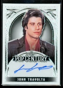 JOHN TRAVOLTA 2024 LEAF METAL POP CENTURY #BA-JT1 AUTOGRAPH AUTO WHITE /2 - Picture 1 of 2