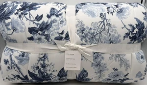 Pottery Barn Garden Floral FULL / QUEEN Comforter ~ Blue Multi - Picture 1 of 2