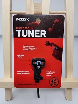 D'Addario NS Micro Violin Tuner Standart Tunes Both Violins and Violas Built-in - Image 1 of 4