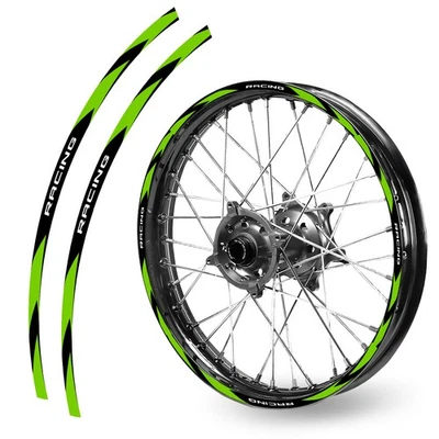 Green R01B MX Bikes Strips Rim Sticker For TM Racing 450EN EN450F 07-2021 Foto 1 de 4