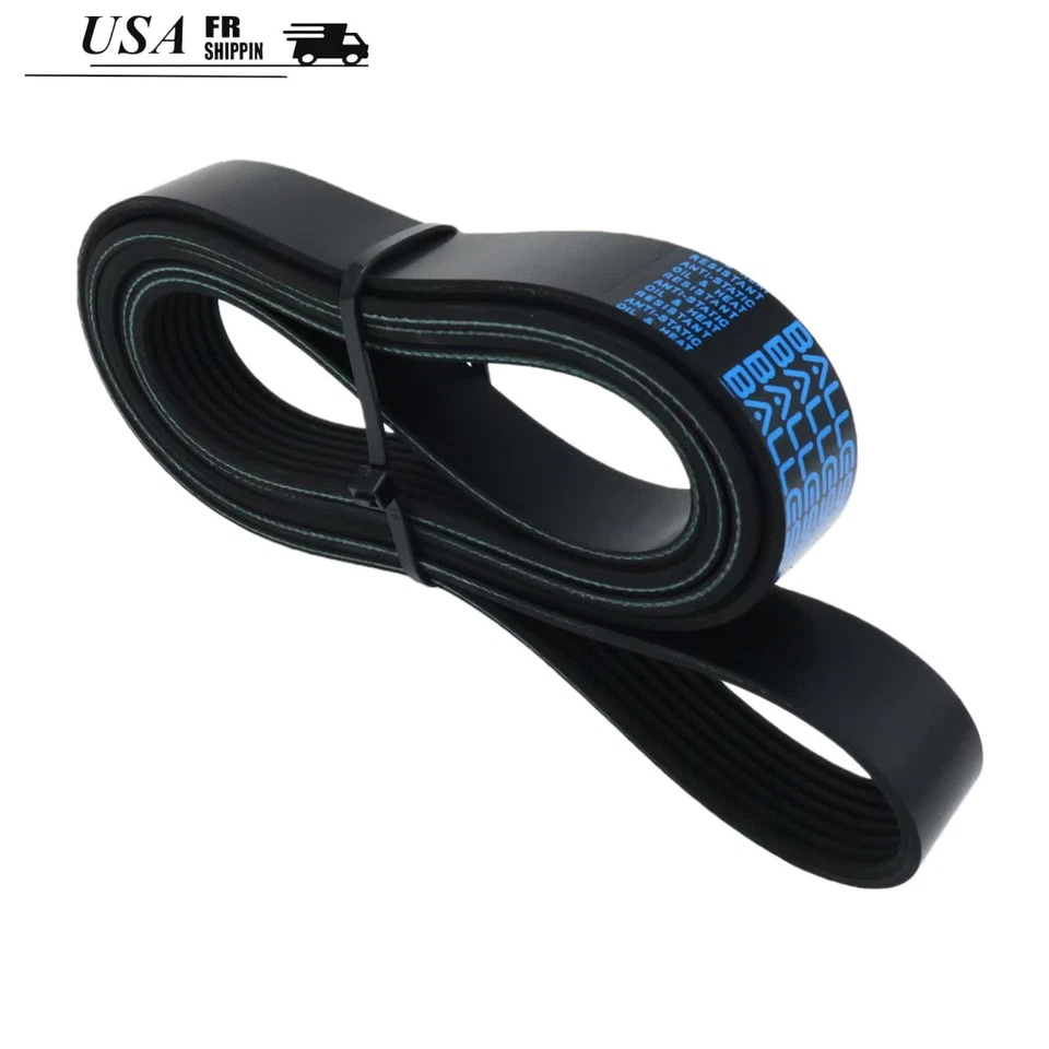 Fits 1996-1998 Land Rover Range Rover 4.0L V6 4.6L V8 Serpentine Belt 7PK2120 - Image 1 of 4