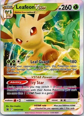 Leafeon VSTAR - Promo SWSH: Sword & Shield Promo Cards SWSH195 NM - Image 1 of 2