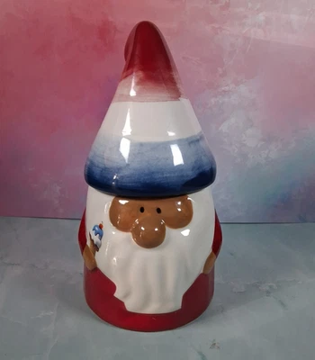 ALDI Red White Blue SUMMER SPARKLERS Patriotic 4th of July Gnome Scented Candle - Image 1 of 4