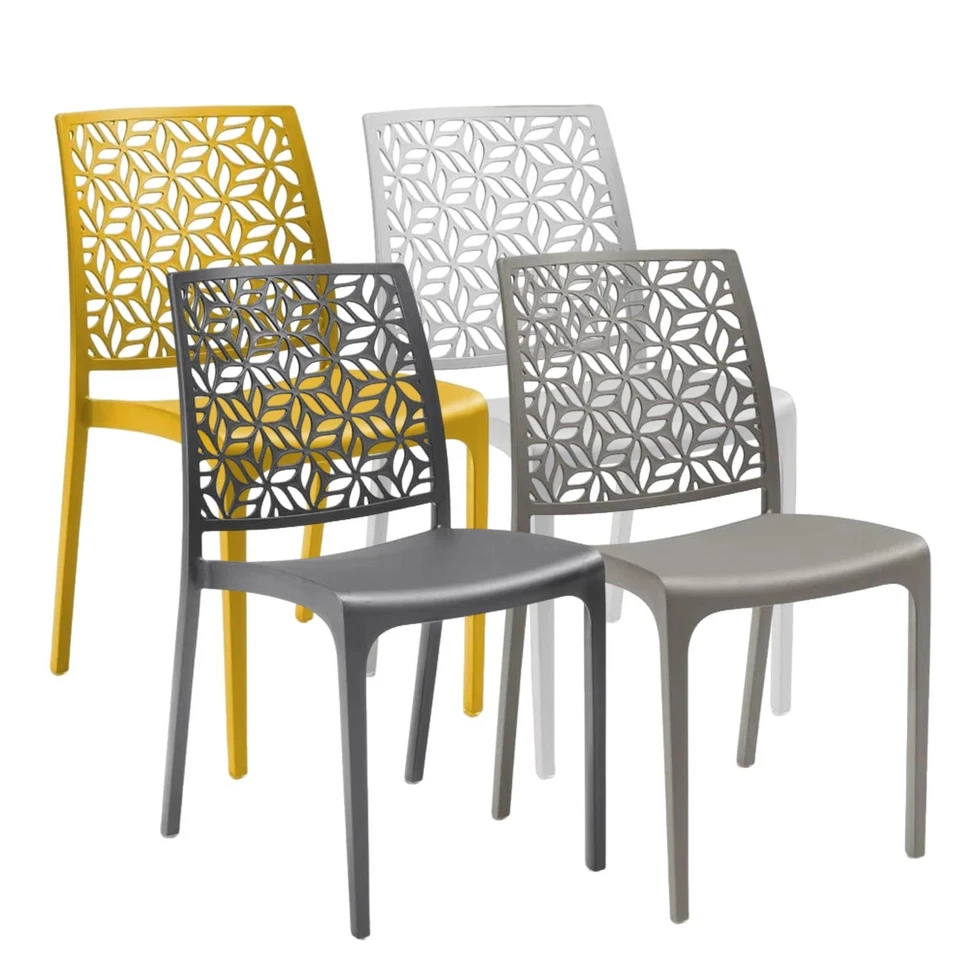 SEDIA IN POLIPROPILENE DA INTERNO ESTERNO SEDIE IMPILABILI MODERNE RESISTENTI - Immagine 1 di 1