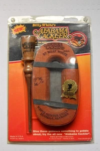 IN PACKAGE Vintage Alabama Cackler By Billy White Slate Turkey Call, + Striker, - Picture 1 of 14