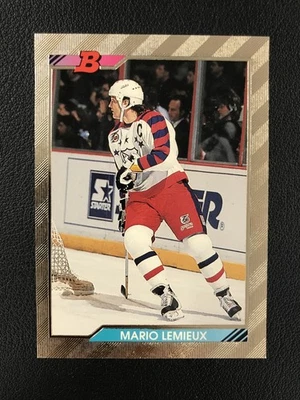 1992-93 Bowman #233 Mario Lemieux Pittsburgh Penguins - Image 1 of 2