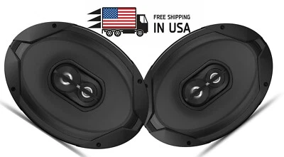 JBL GX PRO Series 6x9" 600 Watt Max Power 3-Way Coaxial Speakers 1 Pair 100 RMS - Image 1 of 4