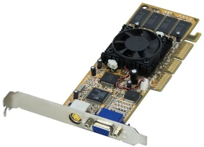 Graphic Card Prolink PixelView Nvidia GeForce2 MX400 64MB Sdram MVGA-NVG11AM AGP - Image 1 of 2