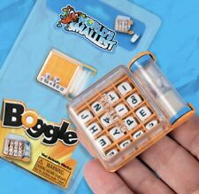 World's Smallest BOGGLE Word Letter Game Travel/Pocket Toy Miniature