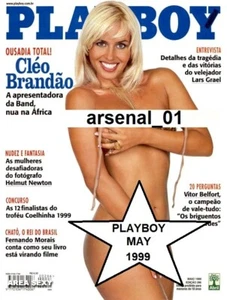PLAYBOY MAGAZINE BRAZIL # 286 - CLEO BRANDAO - MAY 1999 - EXC NM - sexy hot * - Picture 1 of 1