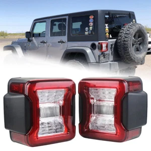For Jeep Wrangler JK 07-18 LED Tail light Break Reverse Turn Signals Eu Version - Picture 1 of 8
