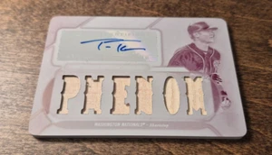2017 Topps * Triple Threads * Trea Turner "PHENOM" 1/1 * One of One * AUTO !!! - Picture 1 of 2