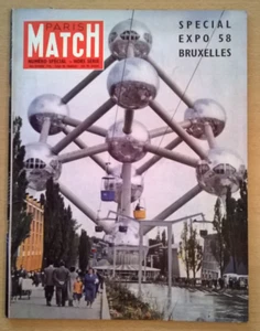PARIS MATCH 1er Hors Série (05-1958) - Special Expo 58 Bruxelles -Etat Collector - Picture 1 of 24