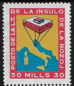 1968 Isola delle Rose valore da 30 mills con certificato catalogo Unificato - Photo 1/2