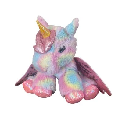Barbie Unicorn Plush Stuffed Animal Toy Mattel 2021 Pastel Sound Works 10” - Image 1 of 4