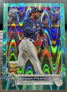 Wander Franco 2022 Topps Chrome Aqua Lava Refractor #/199 Rookie Card #35 - Picture 1 of 2