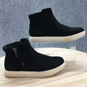 Botas para mujer Izod 6 M Mila negras gamuza informales al tobillo con cremallera lateral - Imagen 1 de 11