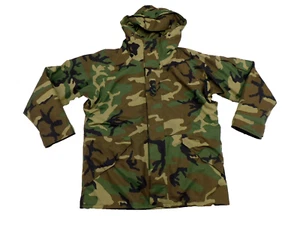 BDU Cold Weather ECWCS Parka Large L Camo Coat Fleece Liner US Military Uniform - Picture 1 of 8