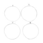 4Pcs Tear-resistant Ukulele Strings Sturdy Nylon Music Wire String Replacement