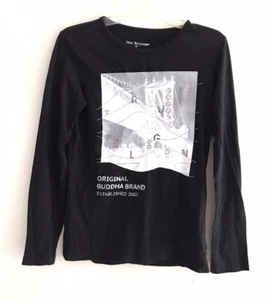 True Religion Pullover Crewneck Top Youth Girls Size L 14-16 Black Graphic Tee - Picture 1 of 8