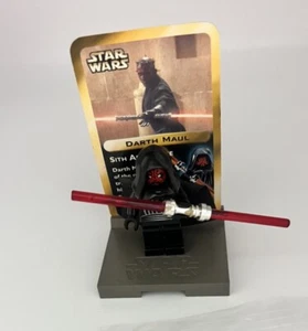 LEGO Star Wars 3340 Darth Maul Minifigure Minifig w/card & Stand - Picture 1 of 8
