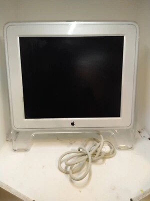 Apple Studio Display 17" Acrylic ADC M7649 1280 x 1024 USB Ports 2003 With Box - Image 1 of 4