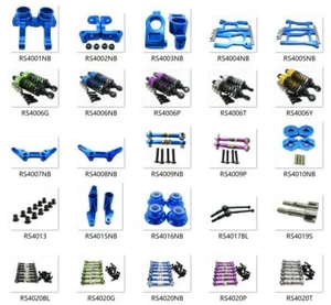 Aluminum Metal Upgrade Refit Parts DIY N-Blue Fit for 1/10 HPI RS4 Sport3 Rc Car - Picture 1 of 62