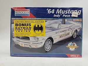Vtg 1995 Monogram '64 1964 Ford Mustang Indy Pace Car 1/24 Model Kit Sealed NOS - Picture 1 of 5