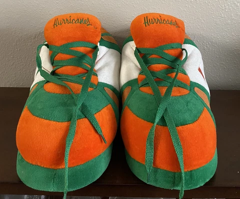 University Of Miami Hurricanes Bedroom Slippers Cover