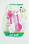 New Sassy Disney Baby Minnie Mouse Fork & Spoon