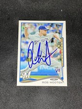 Rob Wooten 2014 Topps #494 Milwaukee Brewers Auto Autographed Signed Rookie Card