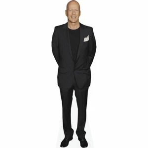 Bruce Willis (Black Suit) Life Size Cutout - Picture 1 of 6