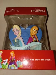 Hallmark Disney Frozen Ornament 2016 Elsa y Anna - Imagen 1 de 1