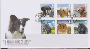 GB - JERSEY 2013 Kennel Club of Jersey - 125th Anniversary/Dogs SG 1726-1731 FDC - Picture 1 of 1