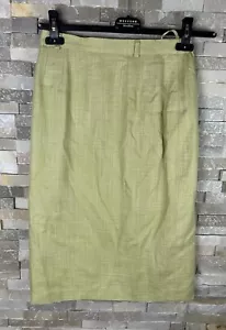 Basler Women’s Size 10 Silk Viscose Green Skirt - Picture 1 of 7