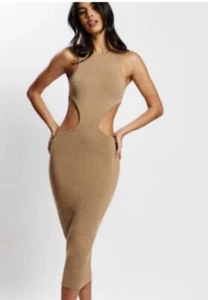 Meshki Kleid Cutout Beige Größe S - Bild 1 von 3