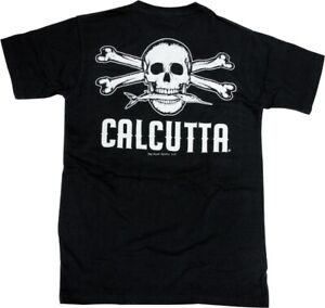 Calcutta Original Logo Cotton Short Sleeve Pocket T-Shirt 3XLarge Black CBXXXL
