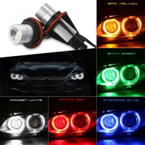 2pcs LED Angel Eyes Marker Lights Bulbs Fit for BMW 1 5 6 7Series - Picture 1 of 16