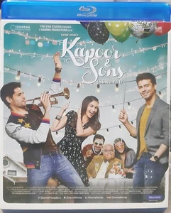 Kapoor & Sons Siddharth, Alia, Fawad Bollywood Hindi Movie Blu-Ray W/ Slipcover - Imagen 1 de 2