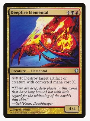 Deepfire Elemental | MTG C13 | EDH Commander Removal Artifact Hate | LP - Image 1 of 3