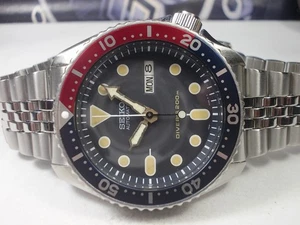 SEIKO SCUBA DIVERS SKX009 DAY/DATE AUTO MENS WATCH 7S26-0020, PEPSI (SN 760943) - Picture 1 of 12