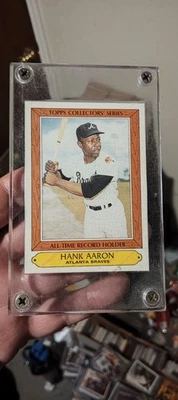HANK AARON Atlanta Braves Rare Card 1985 TCG#1 - Image 1 of 2